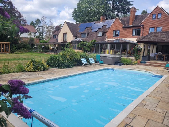 Heated swimming pool at The Crescent